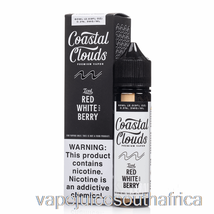 Vape Juice South Africa Iced Red White And Berry - Coastal Clouds - 60Ml 0Mg
